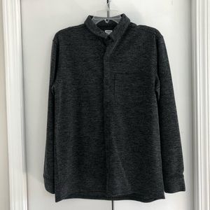 Your neighbor grey mens flannel button down small